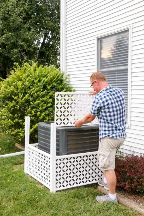 How to Hide an HVAC Unit