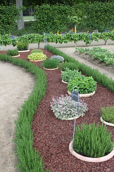 Rotating herb gardens