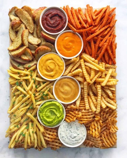 French Fries Party Snack Board