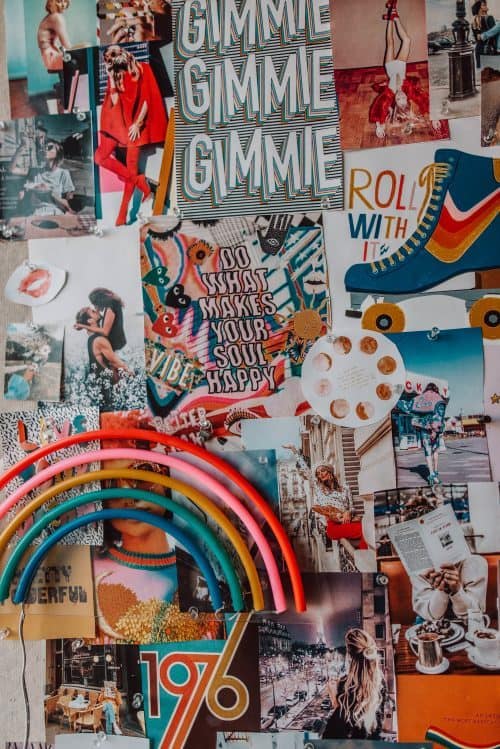 Mood Board Printables for College Dorm Decor Ideas