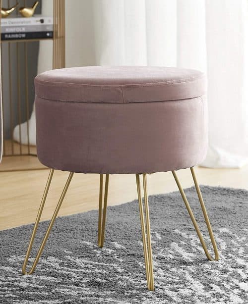 College Dorm Room Decor Ideas | Storage Ottoman