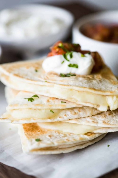 Simple Cheese Quesadillas & Quick Lunch Ideas for Kids