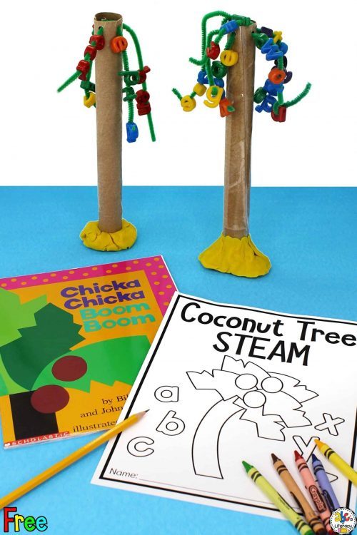 STEAM Coconut Tree Craft & STEM Projects for Kids