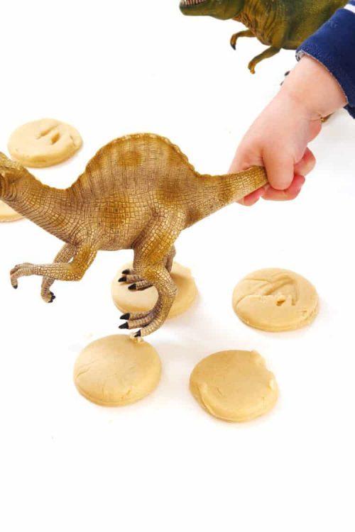 Dinosaur Foot Print Cookies Dessert with Dinosaur Party Ideas