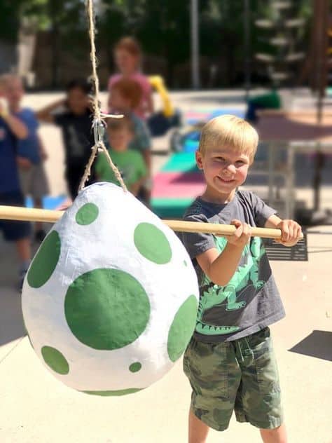 Dinosaur Party Games | DIY Dino Egg Piñata