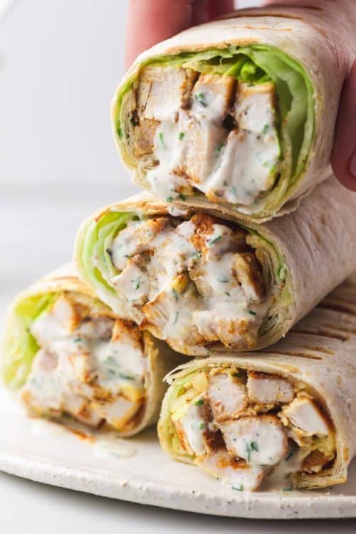 Grilled Chicken Wraps | Easy Lunch Ideas for Kids