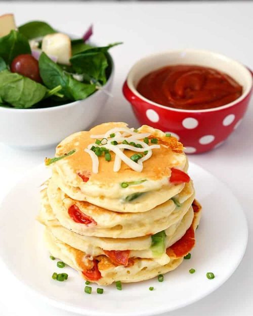 Easy Pizza Pancakes for Kids | Simple Lunch Ideas