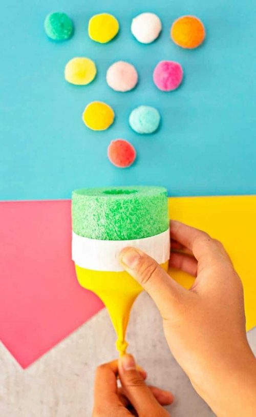 DIY Pom Pom Shooter & Stem Activities for Kids