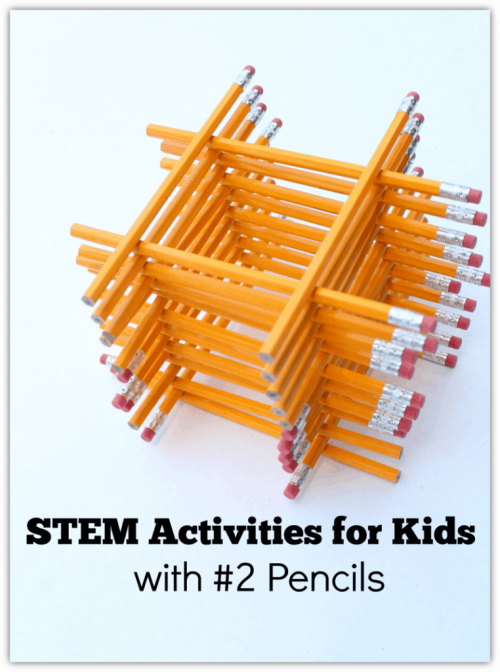 Stem Activities for Kids - Pencil Stack & More