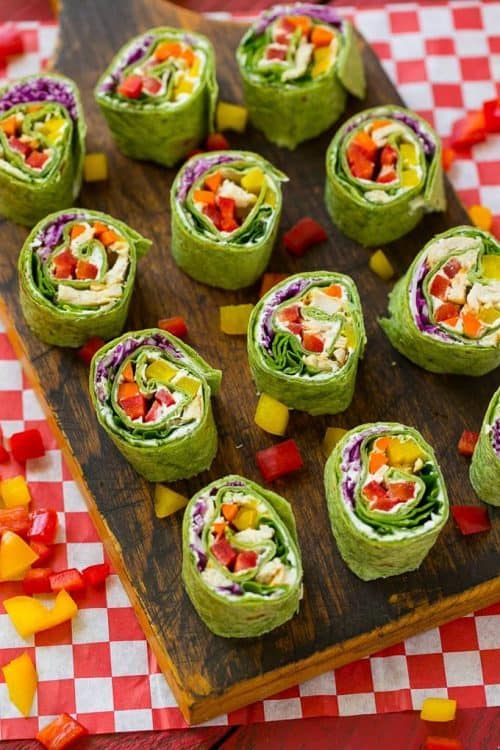 Veggie Pinwheels | Back to School Kids Lunch Ideas