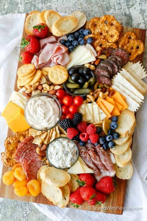 Traditional Charcuterie Board & Snack Board Ideas