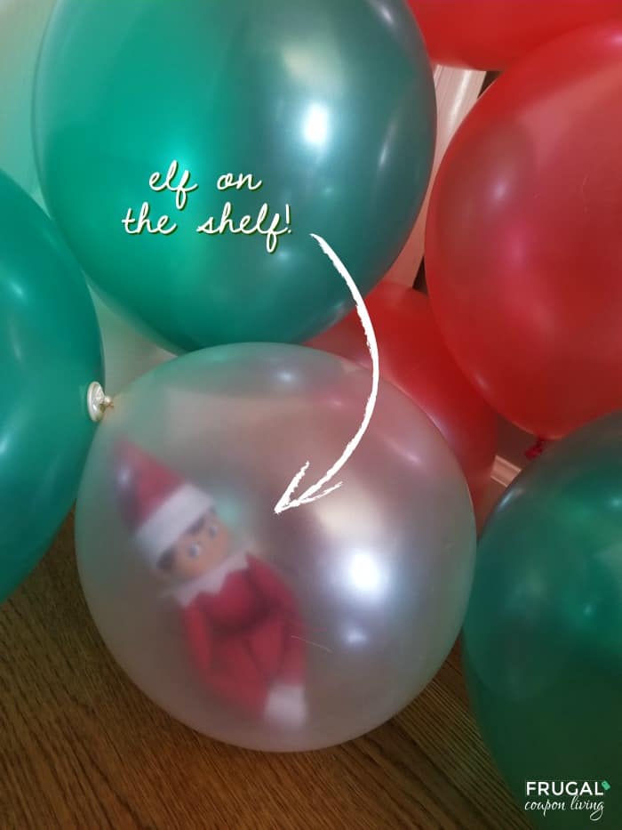 How to Stuff Elf on a Shelf in a Balloon