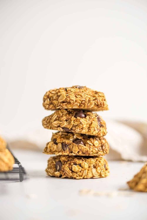 Healthy Pumpkin Oat Cookies with Pumpkin Puree