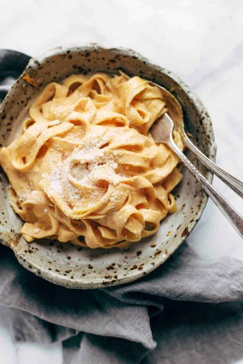 Savory Pumpkin Alfredo Dinner Recipe for Fall