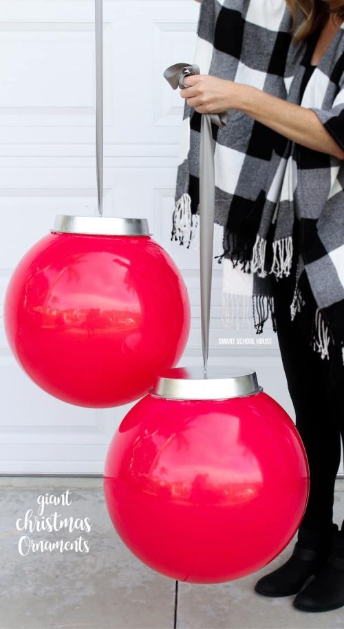 Beach Ball Large Outdoor Christmas Ornaments