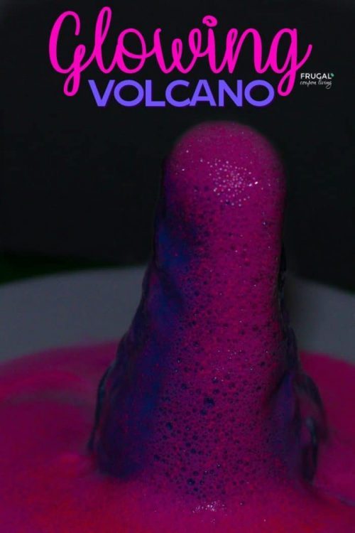 Glowing Volcano Science Experiment & Stem Projects