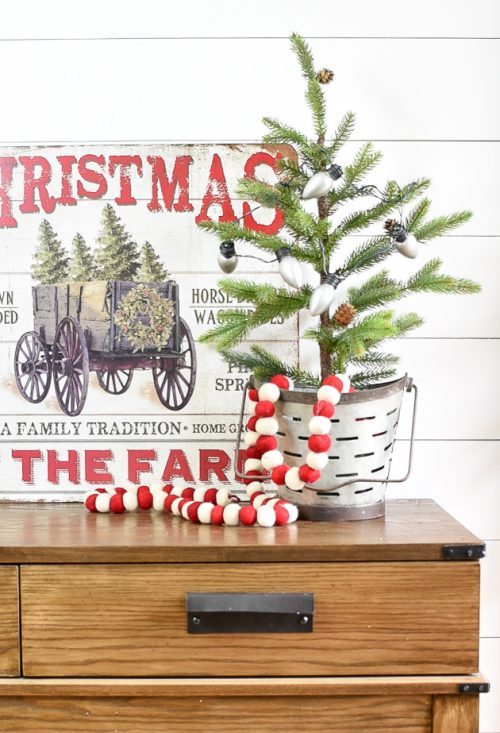 DIY Dollar Tree Christmas Decor Ideas & Light Up Vintage Christmas Lights