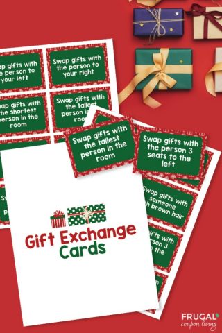 Christmas Gift Exchange Printable PDF