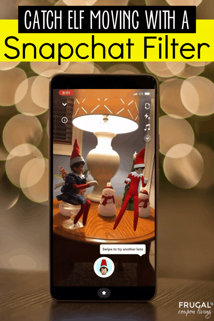 Dancing Elf on the Shelf Snapchat Filter | Catch Elf Moving!