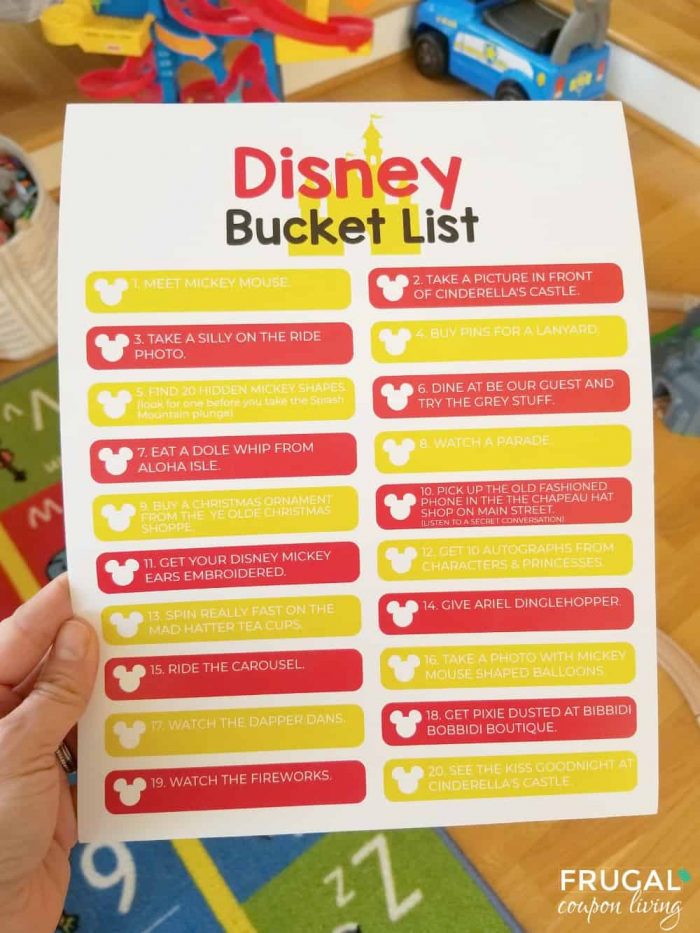 Disney World Bucket List Ideas for Families