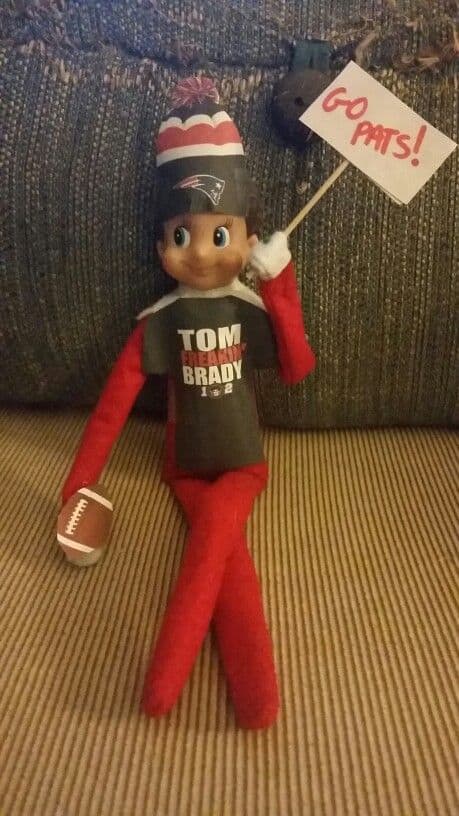 Elf on a Shelf Ideas for Thanksgiving | Elf Football Uniform