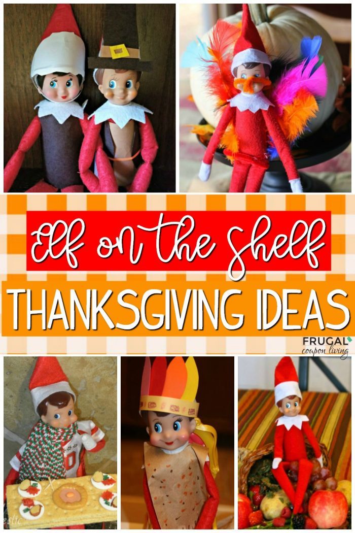 Elf on the Shelf Ideas for Thanksgiving