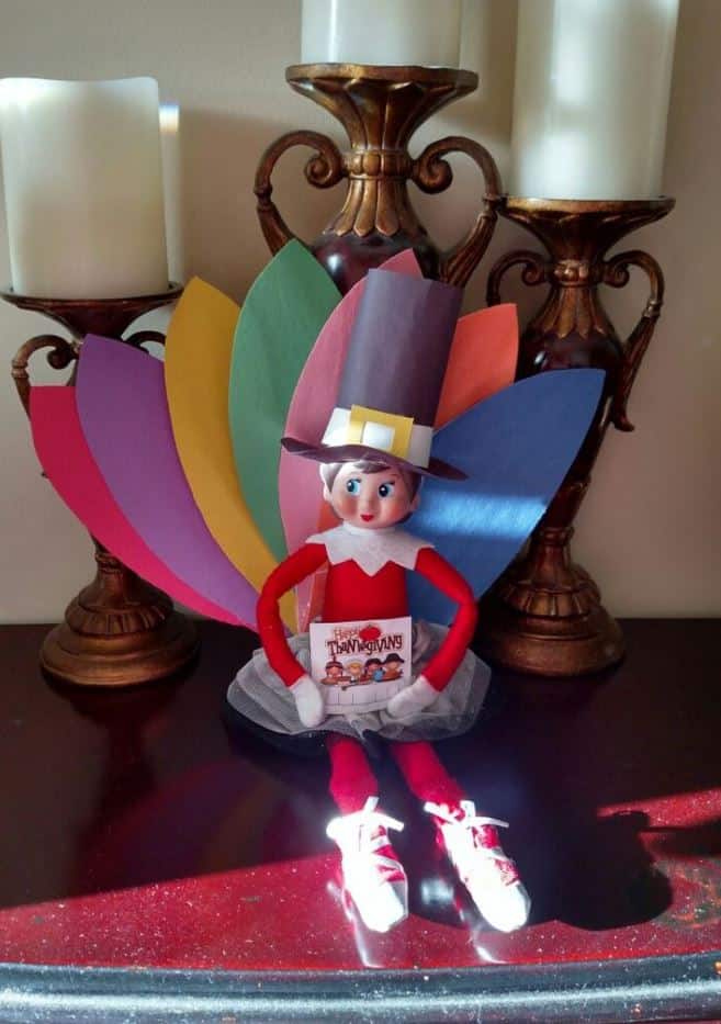 Thanksgiving Elf on the Shelf Ideas | Elf Turkey Costume