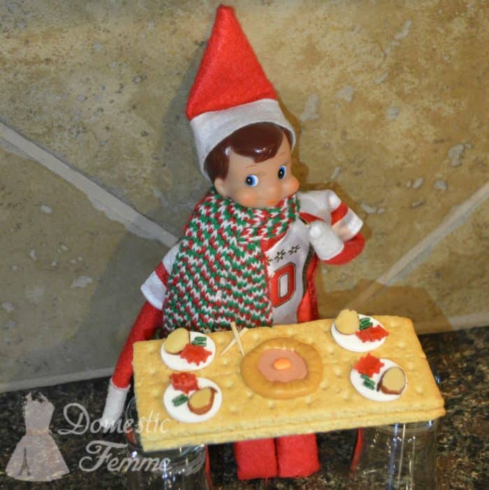 Elf on a Shelf Thanksgiving Ideas | Mini Thanksgiving Feast