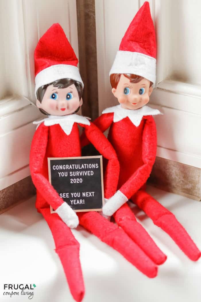 Quarantine Elf on the Shelf Printables for 2020 + Elf on the Shelf Face Mask