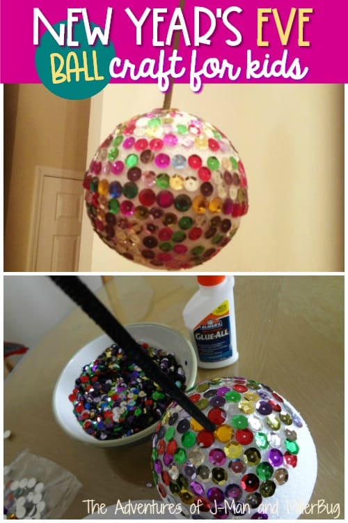 New Year's Eve Ball Craft for Kids