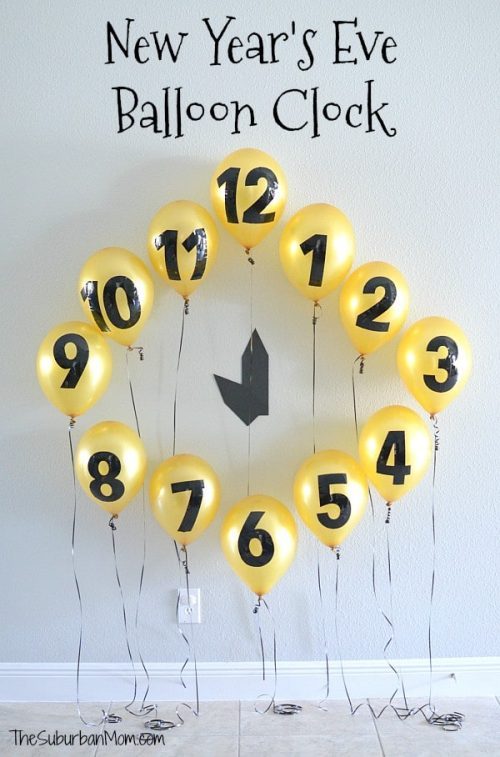 How to Make a New Year's Eve Balloon Clock Countdown