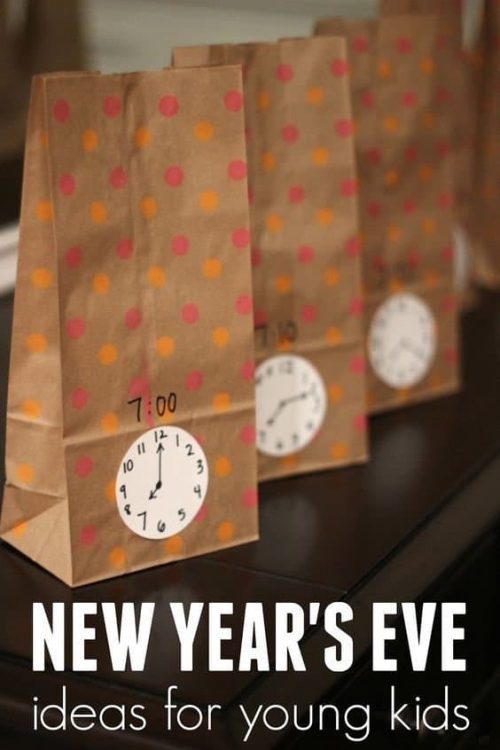 New Year's Eve Countdown Bags & Party Activities for Kids