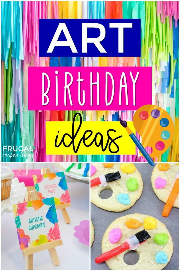 Art Birthday Party Theme Ideas