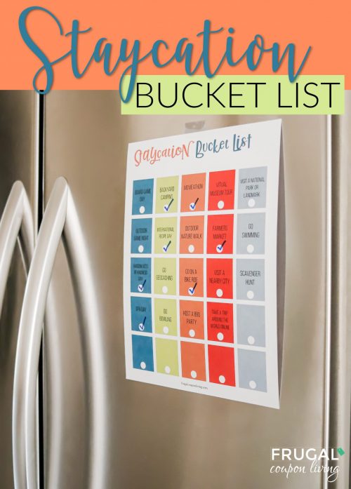 Staycation Family Bucket List