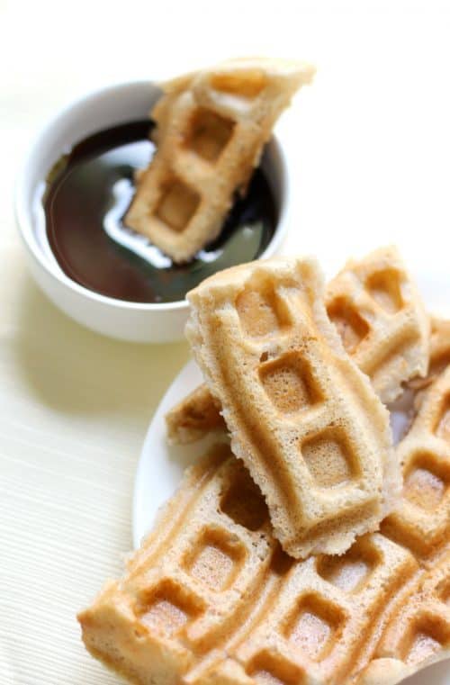 Applesauce Waffles for a Healthy Breakfast Idea + Simple Breakfast Menu