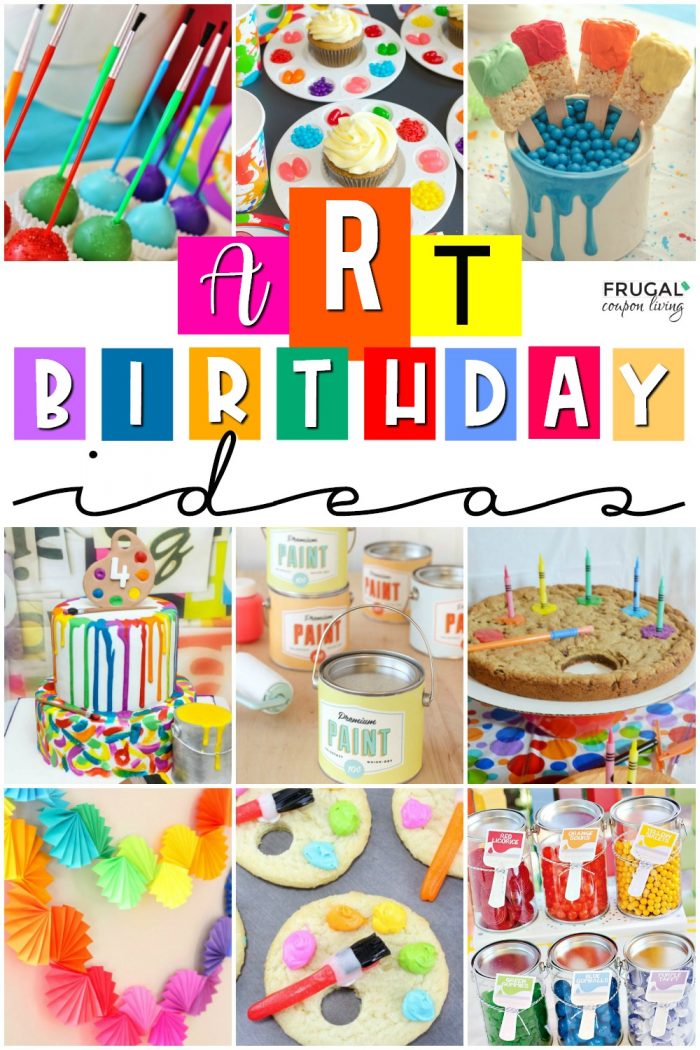 Art birthday party ideas