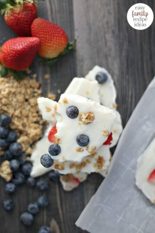 Easy Breakfast Items | Quick Yogurt Bark Recipe for Kids & Adults