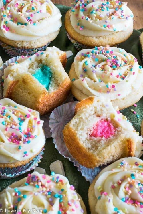 Gender Reveal Cupcakes and Party Ideas