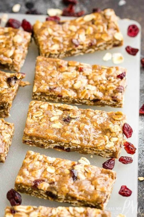 No-Bake Almond Butter Protein Bars