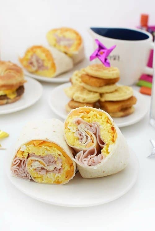 Easy Turkey Egg Breakfast Wraps plus Healthy Breakfast Ideas