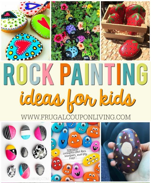 My Town Rocks Rock Painting Ideas + Rock Party Ideas