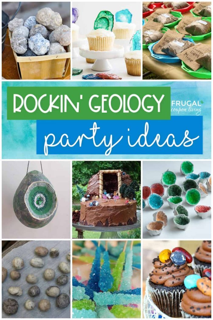 Geology Party Ideas | Gem Mining, Geodes, Rock Candy & More