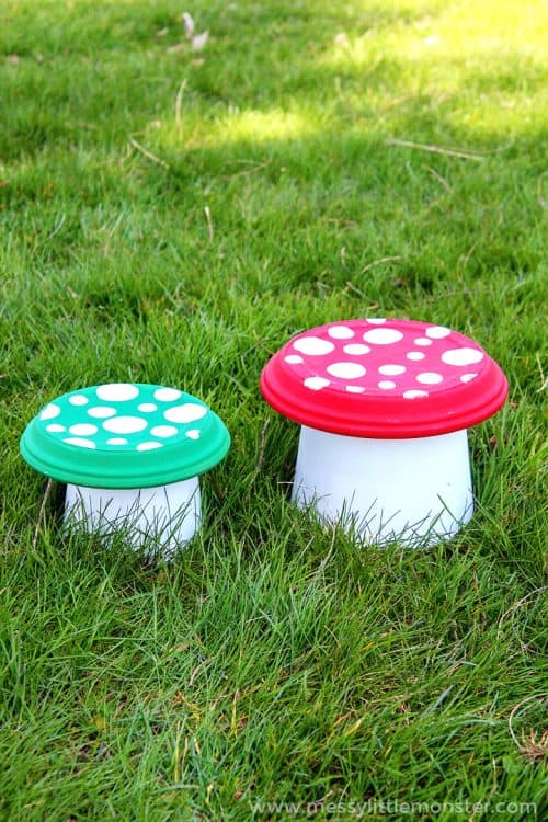 Garden Flower Pot Toadstools | Clay Pot Crafts Ideas