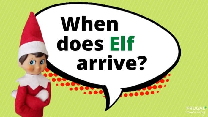 Elf Questions - When does Elf on the Shelf arrive?