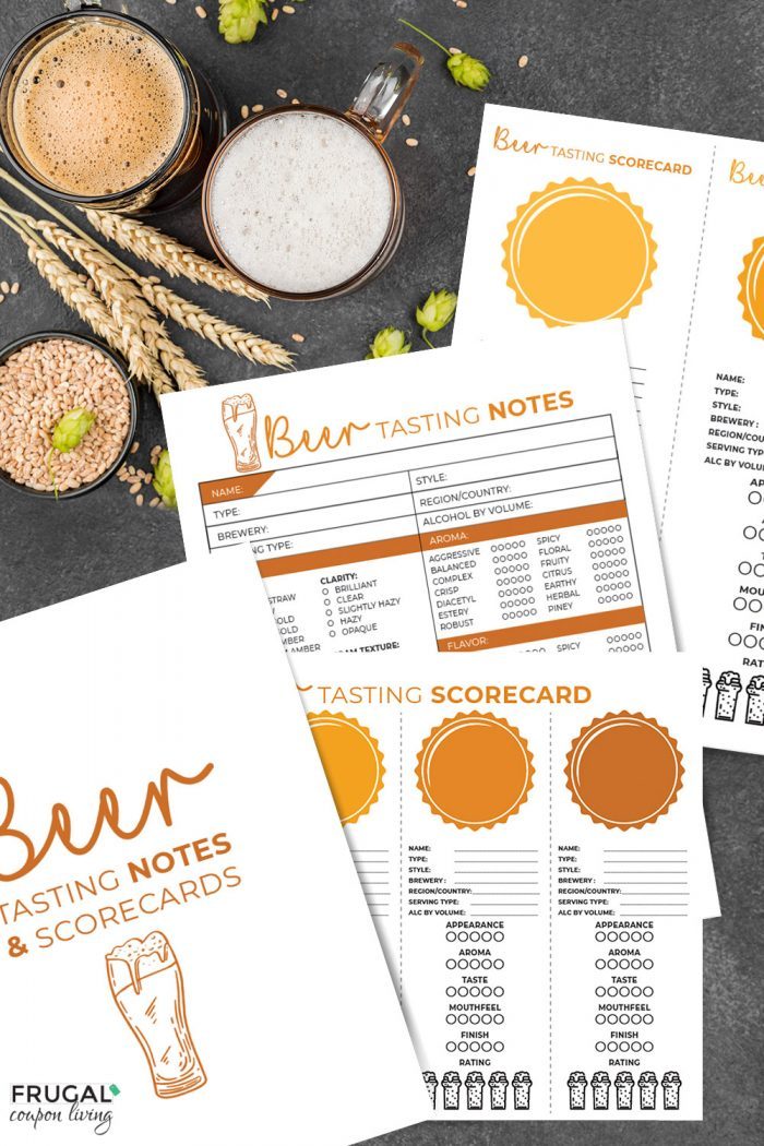 beer tasting sheet PDF