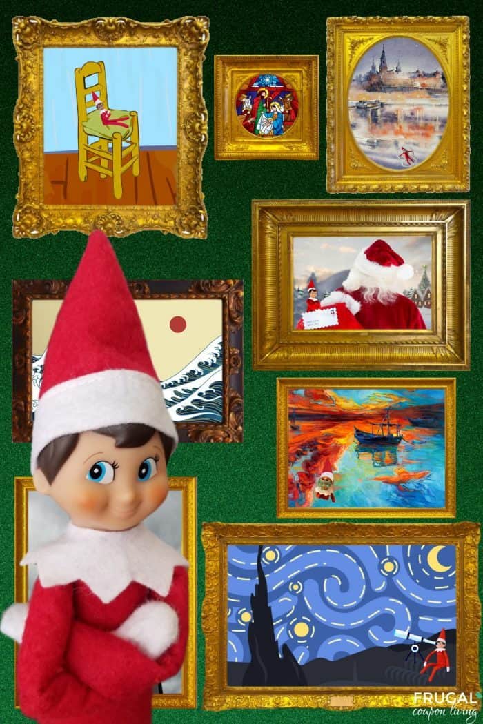 Elf on the Shelf Art printables