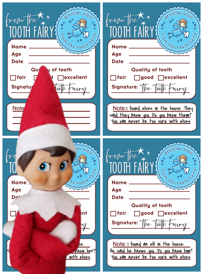 Tooth Fairy Note Printable