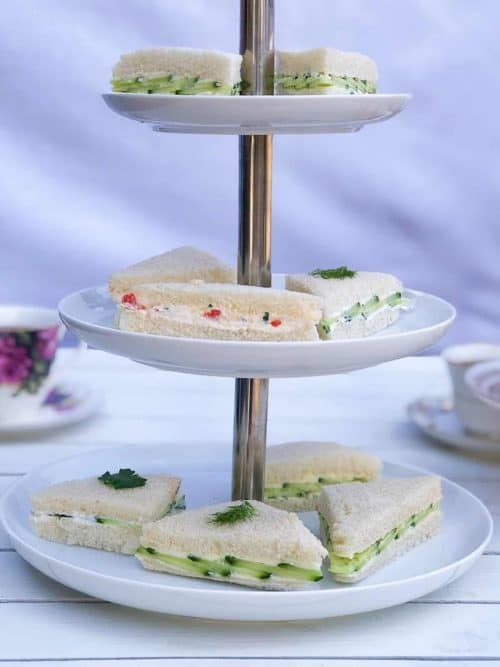 Princess Tea Party finger sandwiches