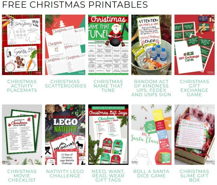 christmas games printables