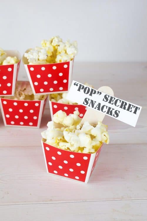 Pop Secret Popcorn Spy Party Food